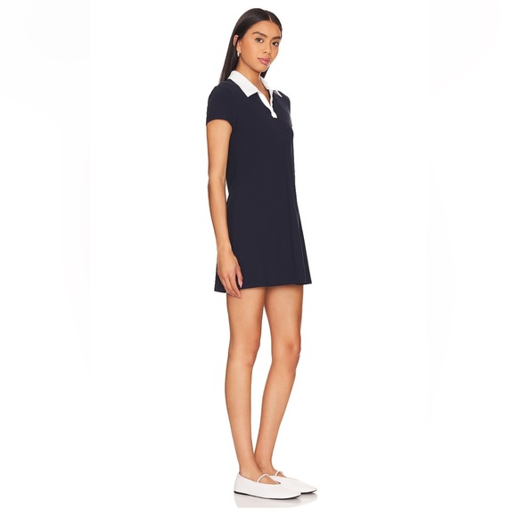 Splits59 polo airweight dress indigo - Picture 2 of 4